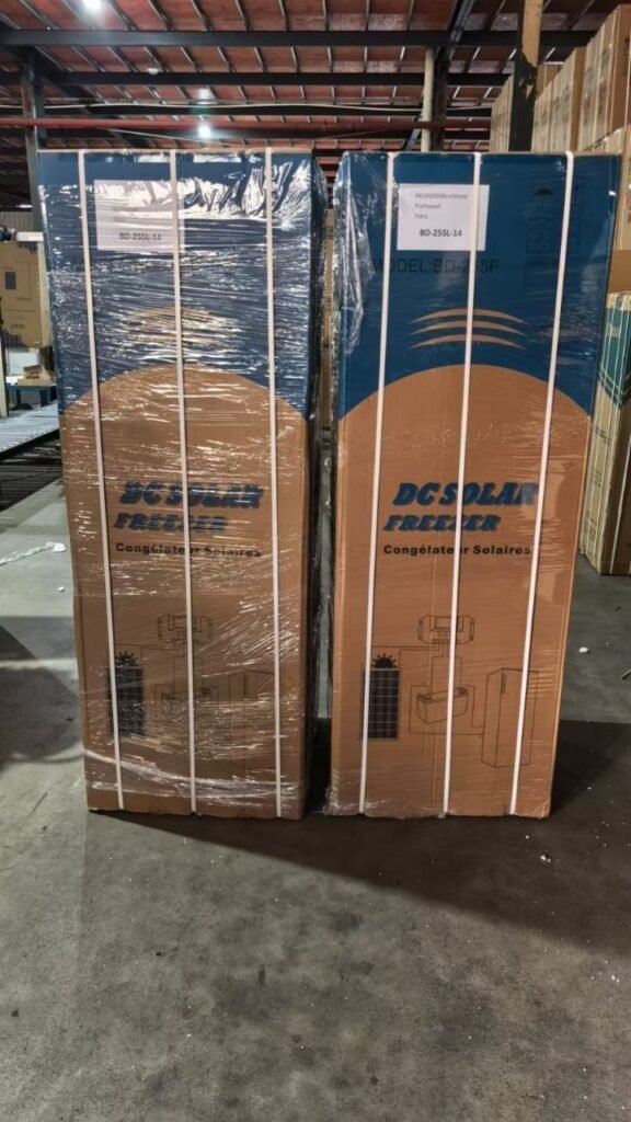 Commercial Solar DC Upright Freezer / Ice Block Machine (255L) – Model BD-255F-14